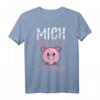 Mich Gibt Es Nur Mit Schwein T-Shirt - Lustiges Tiermotiv, Klassisch geschnitten, hochwertiges Tierliebhaber-Shirt
