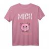 Mich Gibt Es Nur Mit Schwein T-Shirt - Lustiges Tiermotiv, Klassisch geschnitten, hochwertiges Tierliebhaber-Shirt