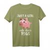 Damen & Kinder Lustiges Schwein T-Shirt - Perfektes Geschenk für Schweineliebhaber zu Geburtstag & Weihnachten
