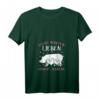 Damen Echte Mädchen Lieben Hühner & Schweine Spruch T-Shirt mit V-Ausschnitt – Perfektes Geschenk für landwirtschaftliche Mädchen und Tierliebhaberinnen