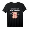Schwein Schweine Schweinchen Geschenk T-Shirt - Lustiges Bauernhof Motiv für Landwirte und Schweinefans