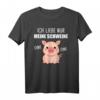 Schwein Schweine Schweinchen Geschenk T-Shirt - Lustiges Bauernhof Motiv für Landwirte und Schweinefans