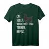 Scottie Hund T-Shirt für Liebhaber & Besitzer - Klassisch geschnitten, doppelt genähter Saum, perfekt für Scottie Hunde Fans