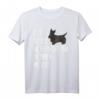 Scottie Hund T-Shirt für Liebhaber & Besitzer - Klassisch geschnitten, doppelt genähter Saum, perfekt für Scottie Hunde Fans