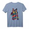 Scottish Terrier Hund T-Shirt - Klassisch geschnitten, doppelt genähter Saum für Hundeliebhaber