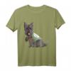 Scottish Terrier I Love Mom Tattoo Dog Funny Mother's Day T-Shirt – Perfektes Geschenk für Hundemütter, Tierliebhaber und Hunde-Fans