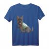 Scottish Terrier I Love Mom Tattoo Dog Funny Mother's Day T-Shirt – Perfektes Geschenk für Hundemütter, Tierliebhaber und Hunde-Fans