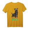 Herren Scottish Terrier Dad Cartoon Art T-Shirt – Perfektes Geschenk für Hundeliebhaber und Väter
