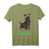 Herren Scottish Terrier Dad Cartoon Art T-Shirt – Perfektes Geschenk für Hundeliebhaber und Väter