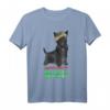 Herren Scottish Terrier Dad Cartoon Art T-Shirt – Perfektes Geschenk für Hundeliebhaber und Väter