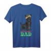 Herren Scottish Terrier Dad Cartoon Art T-Shirt – Perfektes Geschenk für Hundeliebhaber und Väter