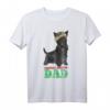 Herren Scottish Terrier Dad Cartoon Art T-Shirt – Perfektes Geschenk für Hundeliebhaber und Väter