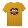 HapFrog The Muppets Animal Big Face Costume T-Shirt – Offiziell lizenziertes Muppets Geschenk für Geburtstagsfans