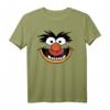 HapFrog The Muppets Animal Big Face Costume T-Shirt – Offiziell lizenziertes Muppets Geschenk für Geburtstagsfans
