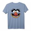 HapFrog The Muppets Animal Big Face Costume T-Shirt – Offiziell lizenziertes Muppets Geschenk für Geburtstagsfans