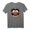 HapFrog The Muppets Animal Big Face Costume T-Shirt – Offiziell lizenziertes Muppets Geschenk für Geburtstagsfans