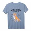 Lustiges Shiba Inu Geschenk T-Shirt mit Anatomie-Motiv für Hundehalter, Züchter & Hundetrainer