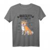 Lustiges Shiba Inu Geschenk T-Shirt mit Anatomie-Motiv für Hundehalter, Züchter & Hundetrainer