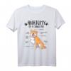 Lustiges Shiba Inu Geschenk T-Shirt mit Anatomie-Motiv für Hundehalter, Züchter & Hundetrainer