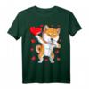 Dabbing Shiba Inu Heart Valentines Day T-Shirt für Hundeliebhaber – Trendiges Partner-Shirt für Männer und Frauen, ideal als Geschenk zum Valentinstag, Geburtstag oder Weihnachten