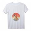 Damen Retro Vintage Shiba Inu Japanischer Hund T-Shirt mit V-Ausschnitt – Perfekt für Hundeliebhaber, Züchter & Tierärzte