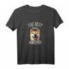 Damen Best Shiba Mom Ever T-Shirt - Vintage Japanischer Shiba Inu Hundeliebhaberinnen Geschenk für Geburtstag, Muttertag & Weihnachten
