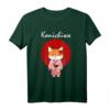 Lustiges Shiba Inu Kimono T-Shirt mit Blume & Konichiwa - Perfektes Geschenk für Hunde- und Anime-Fans