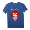 Lustiges Shiba Inu Kimono T-Shirt mit Blume & Konichiwa - Perfektes Geschenk für Hunde- und Anime-Fans