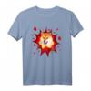 Shiba Inu T-Shirts - Dog Pow Comic Dog Shirt für Hundeliebhaber & Shiba Inu Besitzer – Perfektes Weihnachtsgeschenk für Mama & Papa