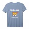 Shiba Inu to the Moon T-Shirt – Kreatives Hundemotiv mit Spruch für Freunde, Kollegen & Trendsetter