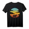 Shiba Inu Retro Vintage 60er 70er Sonnenuntergang Hundeliebhaber T-Shirt – Perfekt für Hundeliebhaber, Welpenfans & Tierfreunde