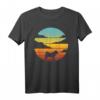 Shiba Inu Retro Vintage 60er 70er Sonnenuntergang Hundeliebhaber T-Shirt – Perfekt für Hundeliebhaber, Welpenfans & Tierfreunde