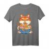 Kawaii Anime Shiba Inu Hund T-Shirt mit Ramen-Nudeln - Perfektes Geschenk für Otaku, Manga- und Hundeliebhaber