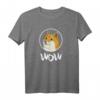 Dogen Wow! Shiba Inu Meme T-Shirt – Lustiges Hundeliebhaber Geschenk für Meme Fans & Shiba Inu Liebhaber