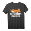 Offizielles Shiba Inu Schlafshirt - Lustiges Pyjama & Nachthemd für Damen und Herren, Perfekt als Geschenk für Tierliebhaber & Nachtschwärmer