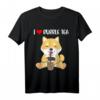 Shiba Inu Damen Bubble Tea T-Shirt – Niedliches Geschenk für Kinder und Bubble Tea Fans