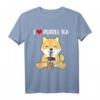 Shiba Inu Damen Bubble Tea T-Shirt – Niedliches Geschenk für Kinder und Bubble Tea Fans