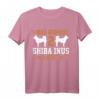 Shiba Inu T-Shirt - Klassisch geschnitten mit doppelt genähtem Saum für Hundeliebhaber