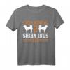 Shiba Inu T-Shirt - Klassisch geschnitten mit doppelt genähtem Saum für Hundeliebhaber