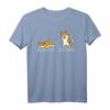 Shiba Inu Vor Dem Nach Dem Kaffee T-Shirt – Lustiges Hundeshirt für Kaffeeliebhaber und Hundeliebhaber, Perfektes Geschenk für Kinder und Erwachsene