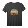 Shiba Inu Retro Sunset Hundeliebhaber T-Shirt – Perfektes Geschenk für Hunde- und Welpenfans zu Weihnachten und Geburtstag