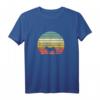 Shiba Inu Retro Sunset Hundeliebhaber T-Shirt – Perfektes Geschenk für Hunde- und Welpenfans zu Weihnachten und Geburtstag