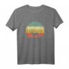 Shiba Inu Retro Sunset Hundeliebhaber T-Shirt – Perfektes Geschenk für Hunde- und Welpenfans zu Weihnachten und Geburtstag