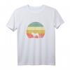 Shiba Inu Retro Sunset Hundeliebhaber T-Shirt – Perfektes Geschenk für Hunde- und Welpenfans zu Weihnachten und Geburtstag