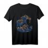 The Great Wave of Shiba Inu Funny T-Shirt – Perfect Gift for Dog Lovers, Couples & Family for Christmas & Valentine’s Day