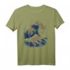 The Great Wave of Shiba Inu Funny T-Shirt – Perfect Gift for Dog Lovers, Couples & Family for Christmas & Valentine’s Day