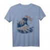The Great Wave of Shiba Inu Funny T-Shirt – Perfect Gift for Dog Lovers, Couples & Family for Christmas & Valentine’s Day