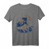 The Great Wave of Shiba Inu Funny T-Shirt – Perfect Gift for Dog Lovers, Couples & Family for Christmas & Valentine’s Day