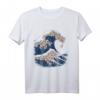 The Great Wave of Shiba Inu Funny T-Shirt – Perfect Gift for Dog Lovers, Couples & Family for Christmas & Valentine’s Day
