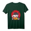 Shiba Inu Sushi Anime Otaku Hund Black Tan T-Shirt – Kawaii Design für Sushi Fans & Shiba Inu Liebhaber